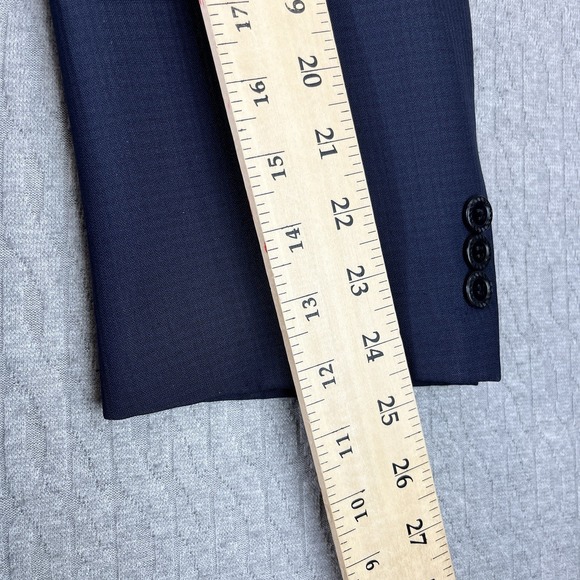 Versace Classic V2 Wool Blazer Men Size 44 four button formal business office - Picture 7 of 14